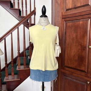 Blair Vintage Yellow Blouse Tank Top Shirt